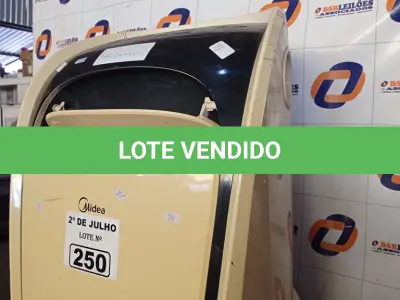 LOTE 250 - 01 AR CONDICIONADO PORTÁTIL MARCA MIDEA 220V, 10.000BTU. (NO ESTADO, LEILÃO NÃO TEM GARANTIA E NEM DEVOLUÇÃO, SUJEITO A POSSÍVEIS AVARIAS VISÍVEIS/OCULTAS E/OU AUSÊNCIA DE COMPONENTES).