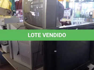 LOTE 413 - 03 TV’S DE TUBO MARCAS E MODELOS DIVERSOS PARA RETIRADA DE PEÇAS. (NO ESTADO, LEILÃO NÃO TEM GARANTIA E NEM DEVOLUÇÃO, SUJEITO A POSSÍVEIS AVARIAS VISÍVEIS/OCULTAS E/OU AUSÊNCIA DE COMPONENTES).
