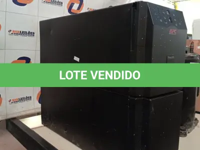 LOTE 307 - 01 NOBREAK 3.000VA. (NO ESTADO, LEILÃO NÃO TEM GARANTIA E NEM DEVOLUÇÃO, SUJEITO A POSSÍVEIS AVARIAS VISÍVEIS/OCULTAS E/OU AUSÊNCIA DE COMPONENTES).