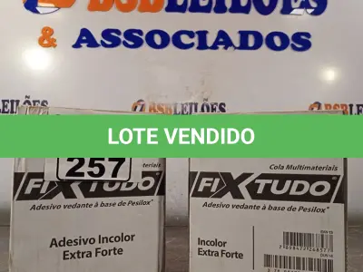LOTE 257 - 02 CAIXAS COM ADESIVO VEDANTE A BASE DE PESILOX 20G COM 12 BISNAGAS CADA. (NO ESTADO, LEILÃO NÃO TEM GARANTIA E NEM DEVOLUÇÃO, SUJEITO A POSSÍVEIS AVARIAS VISÍVEIS/OCULTAS E/OU AUSÊNCIA DE COMPONENTES).