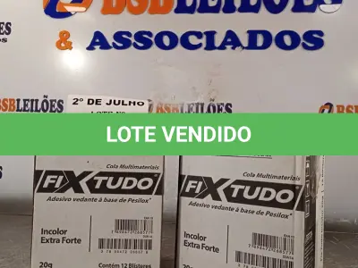LOTE 331 - 02 CAIXAS COM ADESIVO VEDANTE A BASE DE PESILOX 20G COM 12 BISNAGAS CADA. (NO ESTADO, LEILÃO NÃO TEM GARANTIA E NEM DEVOLUÇÃO, SUJEITO A POSSÍVEIS AVARIAS VISÍVEIS/OCULTAS E/OU AUSÊNCIA DE COMPONENTES).