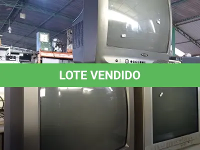 LOTE 328 - 03 TV’S DE TUBO MARCAS E MODELOS DIVERSOS. (NO ESTADO, LEILÃO NÃO TEM GARANTIA E NEM DEVOLUÇÃO, SUJEITO A POSSÍVEIS AVARIAS VISÍVEIS/OCULTAS E/OU AUSÊNCIA DE COMPONENTES).