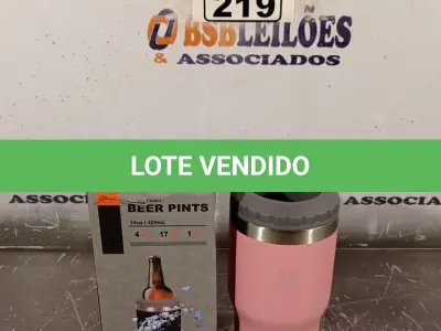 LOTE 219 - 01 COPO PARA CERVEJA. (NO ESTADO, LEILÃO NÃO TEM GARANTIA E NEM DEVOLUÇÃO, SUJEITO A POSSÍVEIS AVARIAS VISÍVEIS/OCULTAS E/OU AUSÊNCIA DE COMPONENTES).