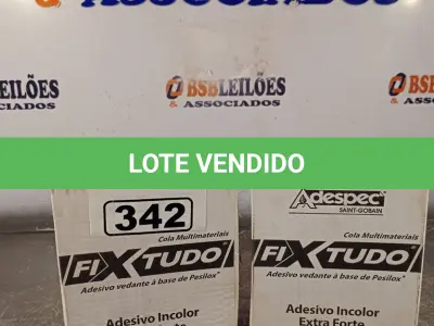 LOTE 342 - 02 CAIXAS COM ADESIVO VEDANTE A BASE DE PESILOX 20G COM 12 BISNAGAS CADA. (NO ESTADO, LEILÃO NÃO TEM GARANTIA E NEM DEVOLUÇÃO, SUJEITO A POSSÍVEIS AVARIAS VISÍVEIS/OCULTAS E/OU AUSÊNCIA DE COMPONENTES).
