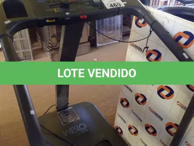 LOTE 460 - 01 ESTEIRA ERGOMÉTRICA MARCA WESLO. (NO ESTADO, LEILÃO NÃO TEM GARANTIA E NEM DEVOLUÇÃO, SUJEITO A POSSÍVEIS AVARIAS VISÍVEIS/OCULTAS E/OU AUSÊNCIA DE COMPONENTES).