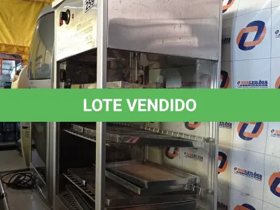 LOTE 259 - 01 ESTUFA PARA SALGADOS EM INOX MARCA TITA (FUNCIONANDO). (NO ESTADO, LEILÃO NÃO TEM GARANTIA E NEM DEVOLUÇÃO, SUJEITO A POSSÍVEIS AVARIAS VISÍVEIS/OCULTAS E/OU AUSÊNCIA DE COMPONENTES).