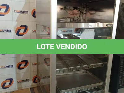 LOTE 259 - 01 ESTUFA PARA SALGADOS EM INOX MARCA TITA (FUNCIONANDO). (NO ESTADO, LEILÃO NÃO TEM GARANTIA E NEM DEVOLUÇÃO, SUJEITO A POSSÍVEIS AVARIAS VISÍVEIS/OCULTAS E/OU AUSÊNCIA DE COMPONENTES).