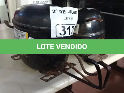 LOTE 313 - 02 MOTORES PARA REFRIGERAÇÃO. (NO ESTADO, LEILÃO NÃO TEM GARANTIA E NEM DEVOLUÇÃO, SUJEITO A POSSÍVEIS AVARIAS VISÍVEIS/OCULTAS E/OU AUSÊNCIA DE COMPONENTES).