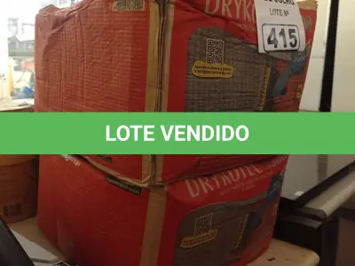 LOTE 415 - 02 CAIXAS DE DRYKOTEC 5500, REVESTIMENTO IMPERMEABILIZANTE FLEXÍVEL 18KG.  (NO ESTADO, LEILÃO NÃO TEM GARANTIA E NEM DEVOLUÇÃO, SUJEITO A POSSÍVEIS AVARIAS VISÍVEIS/OCULTAS E/OU AUSÊNCIA DE COMPONENTES).