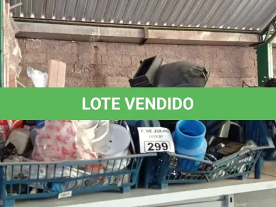 LOTE 299 - 01 LOTE COM MATERIAIS DIVERSOS. (NO ESTADO, LEILÃO NÃO TEM GARANTIA E NEM DEVOLUÇÃO, SUJEITO A POSSÍVEIS AVARIAS VISÍVEIS/OCULTAS E/OU AUSÊNCIA DE COMPONENTES).