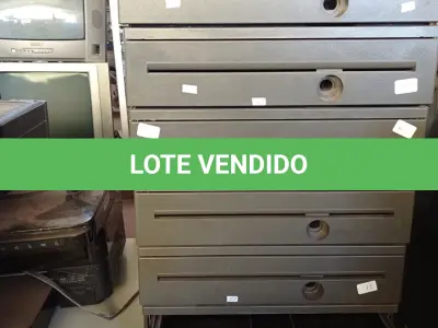 LOTE 320 - 10 GAVETAS PARA CAIXA DE SUPERMERCADO. (NO ESTADO, LEILÃO NÃO TEM GARANTIA E NEM DEVOLUÇÃO, SUJEITO A POSSÍVEIS AVARIAS VISÍVEIS/OCULTAS E/OU AUSÊNCIA DE COMPONENTES).