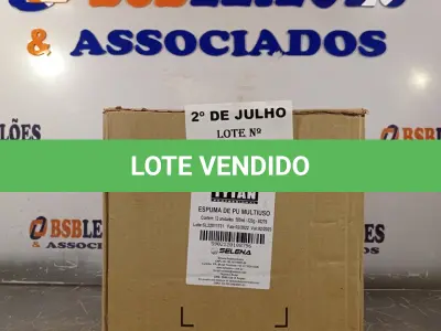LOTE 369 - 12 LATAS DE ESPUMA DE PU MULTIUSO TYTAN. (NO ESTADO, LEILÃO NÃO TEM GARANTIA E NEM DEVOLUÇÃO, SUJEITO A POSSÍVEIS AVARIAS VISÍVEIS/OCULTAS E/OU AUSÊNCIA DE COMPONENTES).