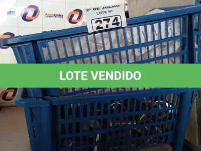 LOTE 274 - 01 LOTE COM MATÉRIAS DIVERSOS. (NO ESTADO, LEILÃO NÃO TEM GARANTIA E NEM DEVOLUÇÃO, SUJEITO A POSSÍVEIS AVARIAS VISÍVEIS/OCULTAS E/OU AUSÊNCIA DE COMPONENTES).