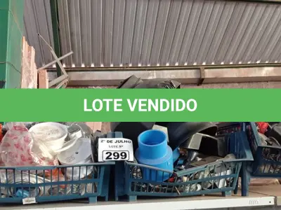 LOTE 299 - 01 LOTE COM MATERIAIS DIVERSOS. (NO ESTADO, LEILÃO NÃO TEM GARANTIA E NEM DEVOLUÇÃO, SUJEITO A POSSÍVEIS AVARIAS VISÍVEIS/OCULTAS E/OU AUSÊNCIA DE COMPONENTES).