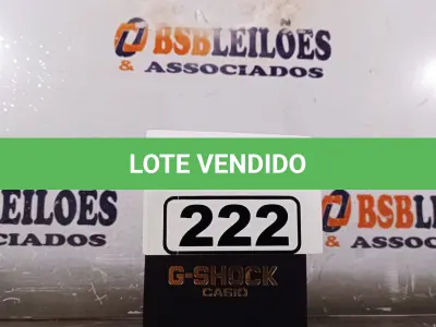 LOTE 222 - 01 RELÓGIO DE PULSO ANALÓGICO. (NO ESTADO, LEILÃO NÃO TEM GARANTIA E NEM DEVOLUÇÃO, SUJEITO A POSSÍVEIS AVARIAS VISÍVEIS/OCULTAS E/OU AUSÊNCIA DE COMPONENTES).