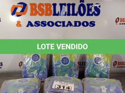 LOTE 314 - 06 PACOTES DE LUVAS DE LÁTEX SILVER TAMANHO “P”. (NO ESTADO, LEILÃO NÃO TEM GARANTIA E NEM DEVOLUÇÃO, SUJEITO A POSSÍVEIS AVARIAS VISÍVEIS/OCULTAS E/OU AUSÊNCIA DE COMPONENTES).