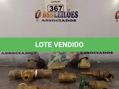 LOTE 367 - 01 LOTE COM VÁRIOS REGISTROS EM METAL. (NO ESTADO, LEILÃO NÃO TEM GARANTIA E NEM DEVOLUÇÃO, SUJEITO A POSSÍVEIS AVARIAS VISÍVEIS/OCULTAS E/OU AUSÊNCIA DE COMPONENTES).