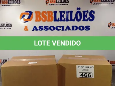 LOTE 466 - 02 CAIXAS COM BISNAGAS DE ÁLCOOL EM GEL 70% COM HIDRATANTE 440G COM 12 UNIDADES CADA. (NO ESTADO, LEILÃO NÃO TEM GARANTIA E NEM DEVOLUÇÃO, SUJEITO A POSSÍVEIS AVARIAS VISÍVEIS/OCULTAS E/OU AUSÊNCIA DE COMPONENTES).