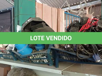 LOTE 299 - 01 LOTE COM MATERIAIS DIVERSOS. (NO ESTADO, LEILÃO NÃO TEM GARANTIA E NEM DEVOLUÇÃO, SUJEITO A POSSÍVEIS AVARIAS VISÍVEIS/OCULTAS E/OU AUSÊNCIA DE COMPONENTES).