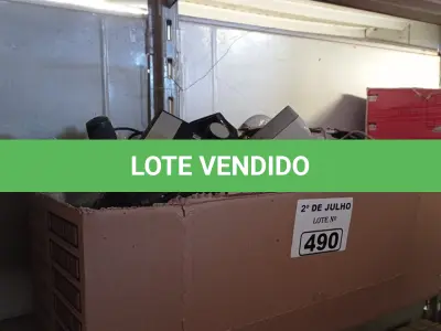 LOTE 490 - 01 LOTE COM VÁRIAS CÂMERAS DE SEGURANÇA LEITORES DE CÓDIGO DE BARRAS E FONTES MARCAS E MODELOS DIVERSOS. (NO ESTADO, LEILÃO NÃO TEM GARANTIA E NEM DEVOLUÇÃO, SUJEITO A POSSÍVEIS AVARIAS VISÍVEIS/OCULTAS E/OU AUSÊNCIA DE COMPONENTES).