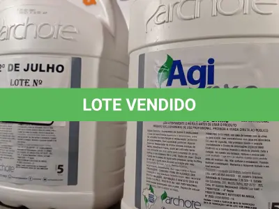 LOTE 296 - 10 LITROS DE AGI PRO EVOLUTION RESTAURADOR DE BRILHO. (NO ESTADO, LEILÃO NÃO TEM GARANTIA E NEM DEVOLUÇÃO, SUJEITO A POSSÍVEIS AVARIAS VISÍVEIS/OCULTAS E/OU AUSÊNCIA DE COMPONENTES).