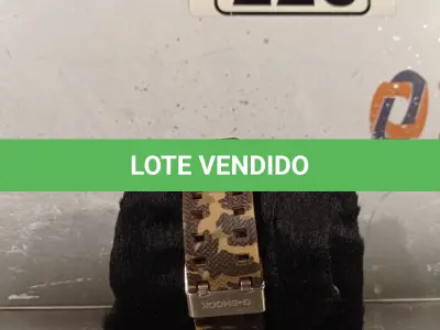 LOTE 226 - 01 RELÓGIO DE PULSO ANALÓGICO. (NO ESTADO, LEILÃO NÃO TEM GARANTIA E NEM DEVOLUÇÃO, SUJEITO A POSSÍVEIS AVARIAS VISÍVEIS/OCULTAS E/OU AUSÊNCIA DE COMPONENTES).