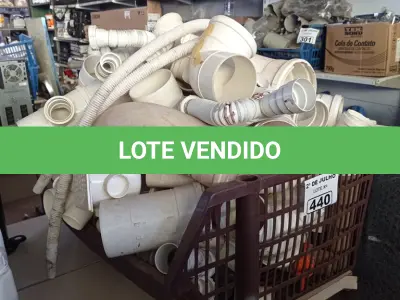 LOTE 440 - 01 LOTE COM CONEXÕES HIDRÁULICAS DIVERSAS. (NO ESTADO, LEILÃO NÃO TEM GARANTIA E NEM DEVOLUÇÃO, SUJEITO A POSSÍVEIS AVARIAS VISÍVEIS/OCULTAS E/OU AUSÊNCIA DE COMPONENTES).