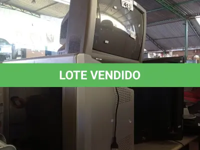 LOTE 413 - 03 TV’S DE TUBO MARCAS E MODELOS DIVERSOS PARA RETIRADA DE PEÇAS. (NO ESTADO, LEILÃO NÃO TEM GARANTIA E NEM DEVOLUÇÃO, SUJEITO A POSSÍVEIS AVARIAS VISÍVEIS/OCULTAS E/OU AUSÊNCIA DE COMPONENTES).