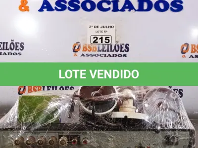 LOTE 215 - 01 DVR, 03 CÂMERAS DE SEGURANÇA E 01 FONTE. (NO ESTADO, LEILÃO NÃO TEM GARANTIA E NEM DEVOLUÇÃO, SUJEITO A POSSÍVEIS AVARIAS VISÍVEIS/OCULTAS E/OU AUSÊNCIA DE COMPONENTES).