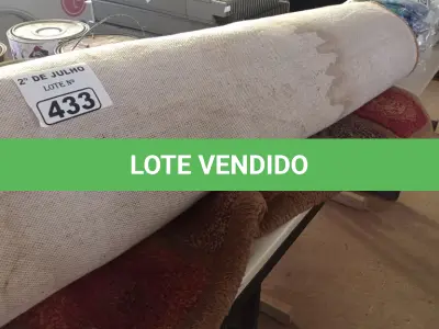 LOTE 433 - 01 TAPETE. (NO ESTADO, LEILÃO NÃO TEM GARANTIA E NEM DEVOLUÇÃO, SUJEITO A POSSÍVEIS AVARIAS VISÍVEIS/OCULTAS E/OU AUSÊNCIA DE COMPONENTES).
