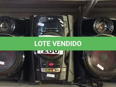 LOTE 286 - 01 APARELHO DE SOM 3X1 MARCA LG. (NO ESTADO, LEILÃO NÃO TEM GARANTIA E NEM DEVOLUÇÃO, SUJEITO A POSSÍVEIS AVARIAS VISÍVEIS/OCULTAS E/OU AUSÊNCIA DE COMPONENTES).