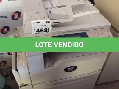 LOTE 458 - 01 IMPRESSORA MULTIFUNCIONAL MARCA XEROX MODELO M118. (NO ESTADO, LEILÃO NÃO TEM GARANTIA E NEM DEVOLUÇÃO, SUJEITO A POSSÍVEIS AVARIAS VISÍVEIS/OCULTAS E/OU AUSÊNCIA DE COMPONENTES).