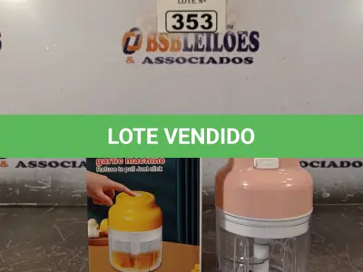 LOTE 353 - 01 TRITURADOR DE ALIMENTOS. (NO ESTADO, LEILÃO NÃO TEM GARANTIA E NEM DEVOLUÇÃO, SUJEITO A POSSÍVEIS AVARIAS VISÍVEIS/OCULTAS E/OU AUSÊNCIA DE COMPONENTES).