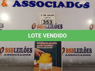 LOTE 353 - 01 TRITURADOR DE ALIMENTOS. (NO ESTADO, LEILÃO NÃO TEM GARANTIA E NEM DEVOLUÇÃO, SUJEITO A POSSÍVEIS AVARIAS VISÍVEIS/OCULTAS E/OU AUSÊNCIA DE COMPONENTES).