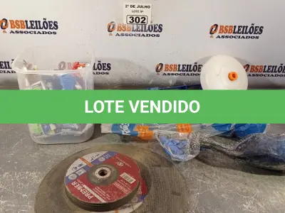 LOTE 302 - 01 LOTE COM MATERIAIS DIVERSOS. (NO ESTADO, LEILÃO NÃO TEM GARANTIA E NEM DEVOLUÇÃO, SUJEITO A POSSÍVEIS AVARIAS VISÍVEIS/OCULTAS E/OU AUSÊNCIA DE COMPONENTES).
