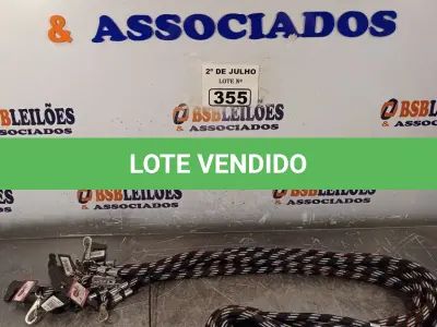 LOTE 355 - 07 GUIAS PARA CACHORRO. (NO ESTADO, LEILÃO NÃO TEM GARANTIA E NEM DEVOLUÇÃO, SUJEITO A POSSÍVEIS AVARIAS VISÍVEIS/OCULTAS E/OU AUSÊNCIA DE COMPONENTES).