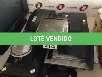 LOTE 414 - 01 LOTE COM VÁRIOS MONITORES MARCAS E MODELOS DIVERSOS PARA RETIRADA DE PEÇAS. (NO ESTADO, LEILÃO NÃO TEM GARANTIA E NEM DEVOLUÇÃO, SUJEITO A POSSÍVEIS AVARIAS VISÍVEIS/OCULTAS E/OU AUSÊNCIA DE COMPONENTES).
