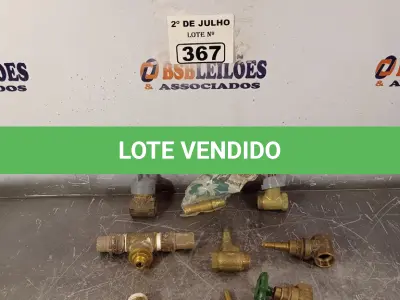 LOTE 367 - 01 LOTE COM VÁRIOS REGISTROS EM METAL. (NO ESTADO, LEILÃO NÃO TEM GARANTIA E NEM DEVOLUÇÃO, SUJEITO A POSSÍVEIS AVARIAS VISÍVEIS/OCULTAS E/OU AUSÊNCIA DE COMPONENTES).