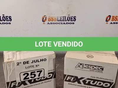 LOTE 257 - 02 CAIXAS COM ADESIVO VEDANTE A BASE DE PESILOX 20G COM 12 BISNAGAS CADA. (NO ESTADO, LEILÃO NÃO TEM GARANTIA E NEM DEVOLUÇÃO, SUJEITO A POSSÍVEIS AVARIAS VISÍVEIS/OCULTAS E/OU AUSÊNCIA DE COMPONENTES).