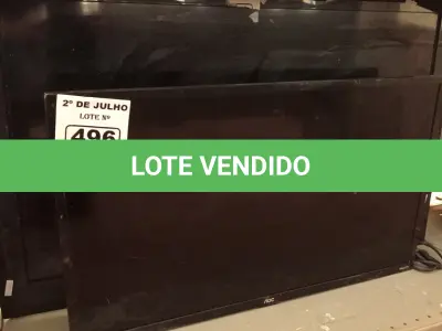 LOTE 496 - 02 TV’S MARCAS E MODELOS DIVERSOS PARA RETIRADA DE PEÇAS. (NO ESTADO, LEILÃO NÃO TEM GARANTIA E NEM DEVOLUÇÃO, SUJEITO A POSSÍVEIS AVARIAS VISÍVEIS/OCULTAS E/OU AUSÊNCIA DE COMPONENTES).