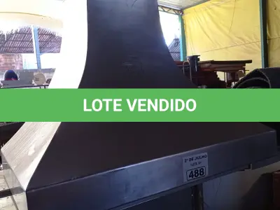 LOTE 488 - 01 COIFA EM AÇO INOX. (NO ESTADO, LEILÃO NÃO TEM GARANTIA E NEM DEVOLUÇÃO, SUJEITO A POSSÍVEIS AVARIAS VISÍVEIS/OCULTAS E/OU AUSÊNCIA DE COMPONENTES).