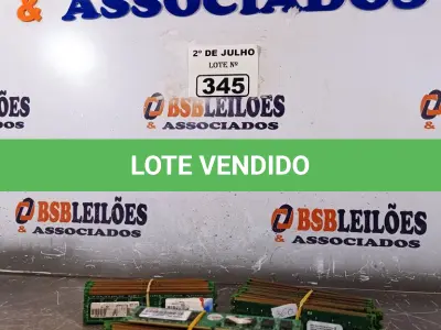 LOTE 345 - 01 LOTE COM VÁRIAS MEMORIAS PARA PC MARCAS E MODELOS DIVERSOS. (NO ESTADO, LEILÃO NÃO TEM GARANTIA E NEM DEVOLUÇÃO, SUJEITO A POSSÍVEIS AVARIAS VISÍVEIS/OCULTAS E/OU AUSÊNCIA DE COMPONENTES).