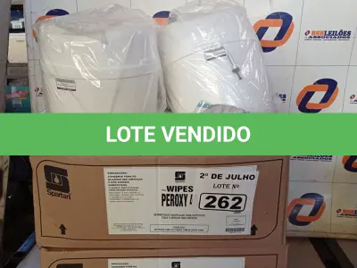 LOTE 262 - 02 FRASQUEIRAS SUPPLY CLEAM COM 04 REFIS E 06 BALDES DE LENÇOS WIPES PEROXY 4D. (NO ESTADO, LEILÃO NÃO TEM GARANTIA E NEM DEVOLUÇÃO, SUJEITO A POSSÍVEIS AVARIAS VISÍVEIS/OCULTAS E/OU AUSÊNCIA DE COMPONENTES).