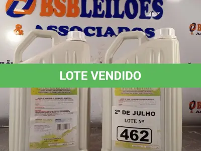 LOTE 462 - 10 LITROS DE DRYER BRILL, SECANTE ENCHAGUANTE ABRILHANTADOR CONCENTRADO. (NO ESTADO, LEILÃO NÃO TEM GARANTIA E NEM DEVOLUÇÃO, SUJEITO A POSSÍVEIS AVARIAS VISÍVEIS/OCULTAS E/OU AUSÊNCIA DE COMPONENTES).