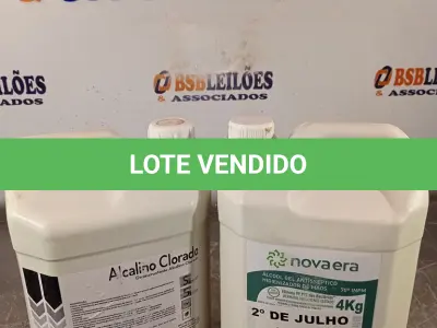 LOTE 471 - 02 GALÕES DE ÁLCOOL EM GEL ANTISSÉPTICO HIGIENIZADOR DE MÃOS 70% 4KG CADA. (NO ESTADO, LEILÃO NÃO TEM GARANTIA E NEM DEVOLUÇÃO, SUJEITO A POSSÍVEIS AVARIAS VISÍVEIS/OCULTAS E/OU AUSÊNCIA DE COMPONENTES).