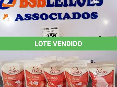 LOTE 356 - 07 SACHES DE SAL ROSA DO HIMALAIA 250G SENDO 04 GROSSO E 03 FINO. (NO ESTADO, LEILÃO NÃO TEM GARANTIA E NEM DEVOLUÇÃO, SUJEITO A POSSÍVEIS AVARIAS VISÍVEIS/OCULTAS E/OU AUSÊNCIA DE COMPONENTES).