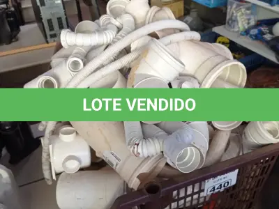 LOTE 440 - 01 LOTE COM CONEXÕES HIDRÁULICAS DIVERSAS. (NO ESTADO, LEILÃO NÃO TEM GARANTIA E NEM DEVOLUÇÃO, SUJEITO A POSSÍVEIS AVARIAS VISÍVEIS/OCULTAS E/OU AUSÊNCIA DE COMPONENTES).