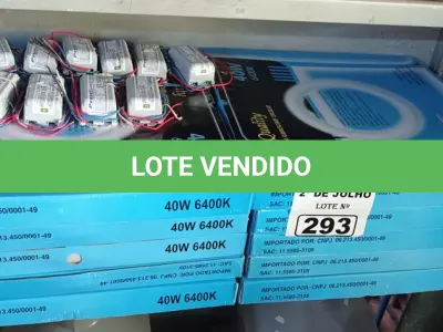 LOTE 293 - 10 LÂMPADAS FLUORESCENTE TUBULAR 40W 6400K E 10 REATORES. (NO ESTADO, LEILÃO NÃO TEM GARANTIA E NEM DEVOLUÇÃO, SUJEITO A POSSÍVEIS AVARIAS VISÍVEIS/OCULTAS E/OU AUSÊNCIA DE COMPONENTES).