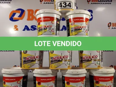 LOTE 434 - 10 KG DE REJUNTAMENTO ACRÍLICO SUPER JUNTA. (NO ESTADO, LEILÃO NÃO TEM GARANTIA E NEM DEVOLUÇÃO, SUJEITO A POSSÍVEIS AVARIAS VISÍVEIS/OCULTAS E/OU AUSÊNCIA DE COMPONENTES).