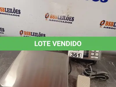 LOTE 361 - 01 BALANÇA PARA ALIMENTOS. (NO ESTADO, LEILÃO NÃO TEM GARANTIA E NEM DEVOLUÇÃO, SUJEITO A POSSÍVEIS AVARIAS VISÍVEIS/OCULTAS E/OU AUSÊNCIA DE COMPONENTES).